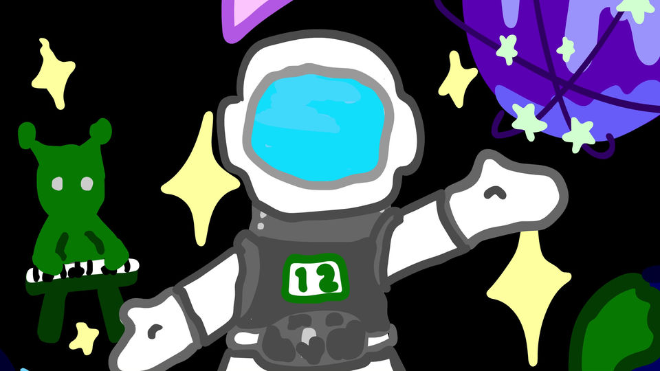 Happy Space E-Card by Shae Bivens